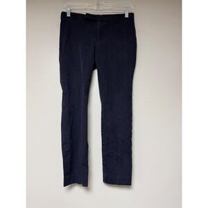 Lauren Ralph Lauren Navy Blue Flat Front Ankle Pants Size‎ 2